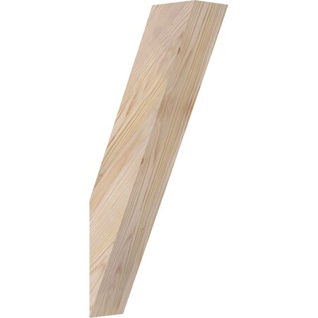Ekena Millwork 3 1/2"W x 10"D x 22"H Traditional Smooth Knee Brace, Douglas Fir BRC04X10X22TRA00SDF